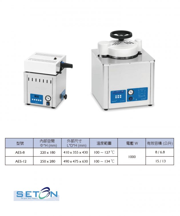 Autoclaves Without Drying 高壓滅菌釜 AVS-N系列 2